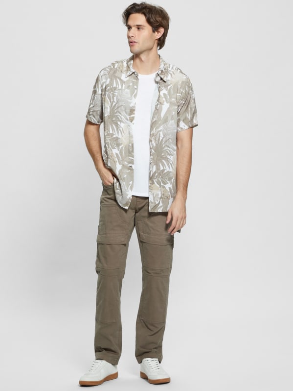 GUESS Utility Cargo Pants Brown 34