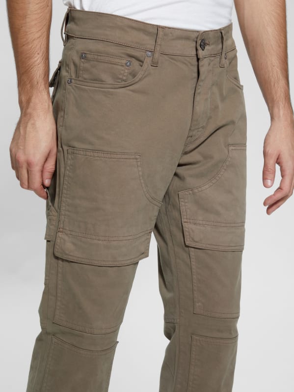 Guess cargo pants mens store