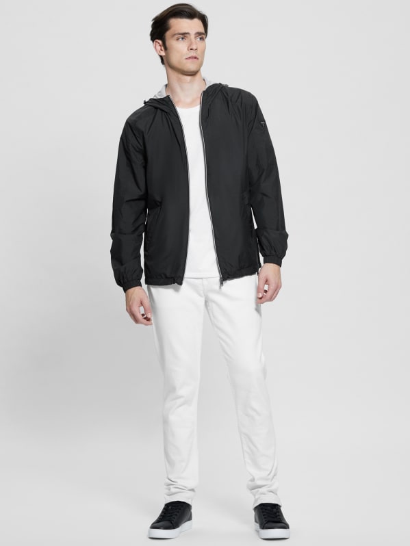 GUESS Eco Hooded Windbreaker Black S