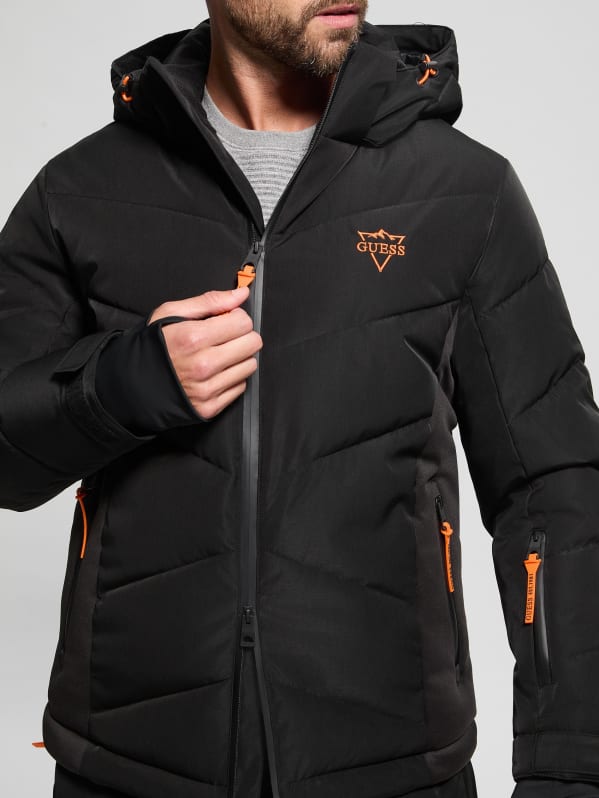 Guess bubble jacket black clearance