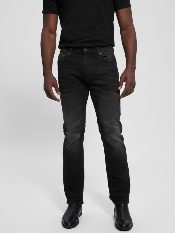 Guess men's regular straight jeans discount