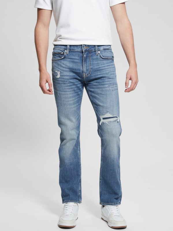 Guess ripped cheap jeans mens