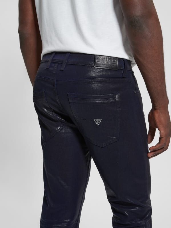 Coated Tapered Jeans GUESS Canada
