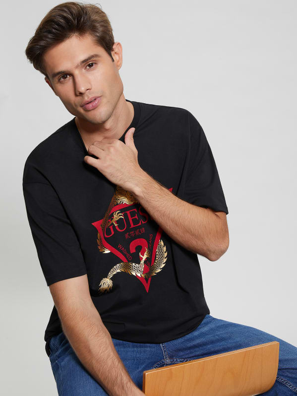 Guess dragon discount shirt
