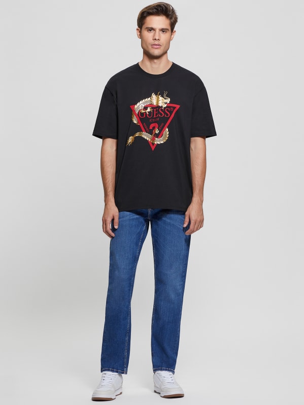 Guess dragon shirt top
