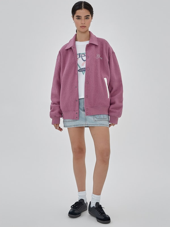 Guess pink jacket top