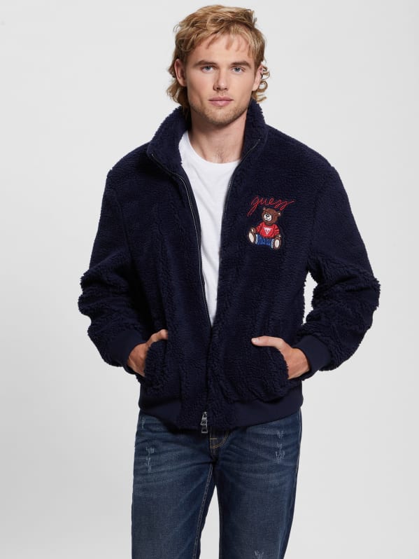 Bear Sherpa Jacket GUESS Canada