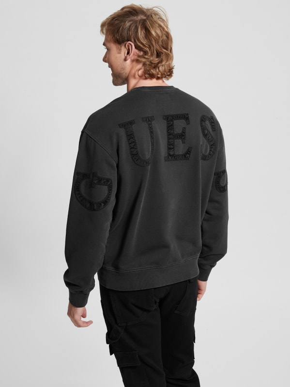 Guess black hot sale sweatshirt