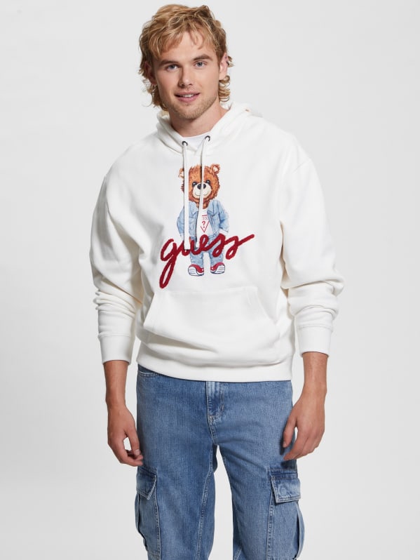 Guess grey hoodie top