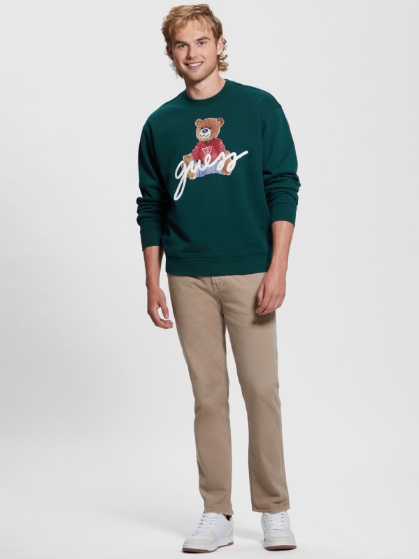 Green guess on sale sweatshirt