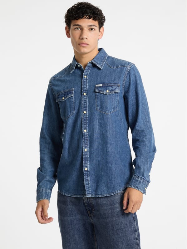 Guess slim fit shirts online