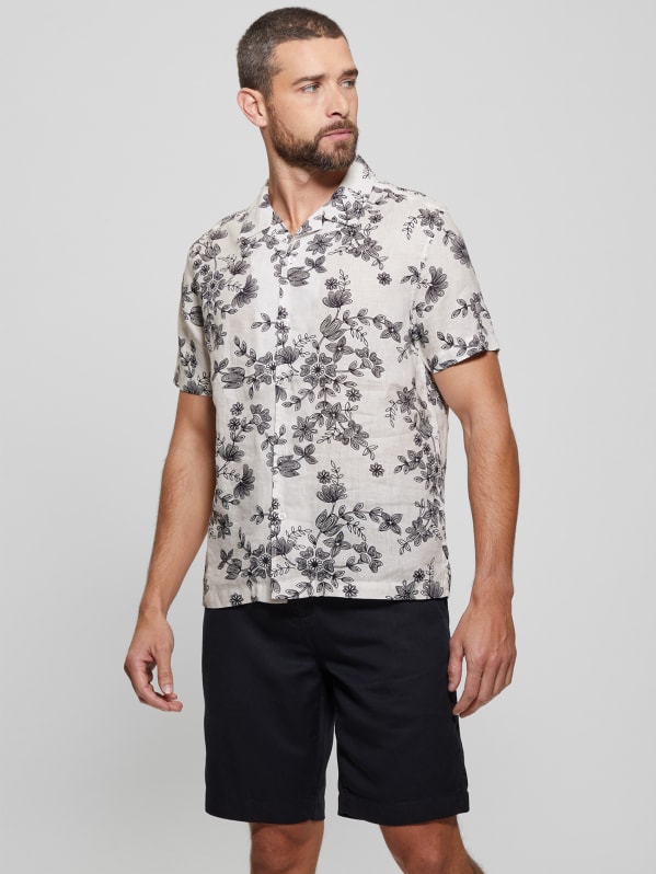 Guess floral shirt clearance