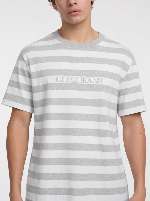 Striped Logo Tee GUESS Canada