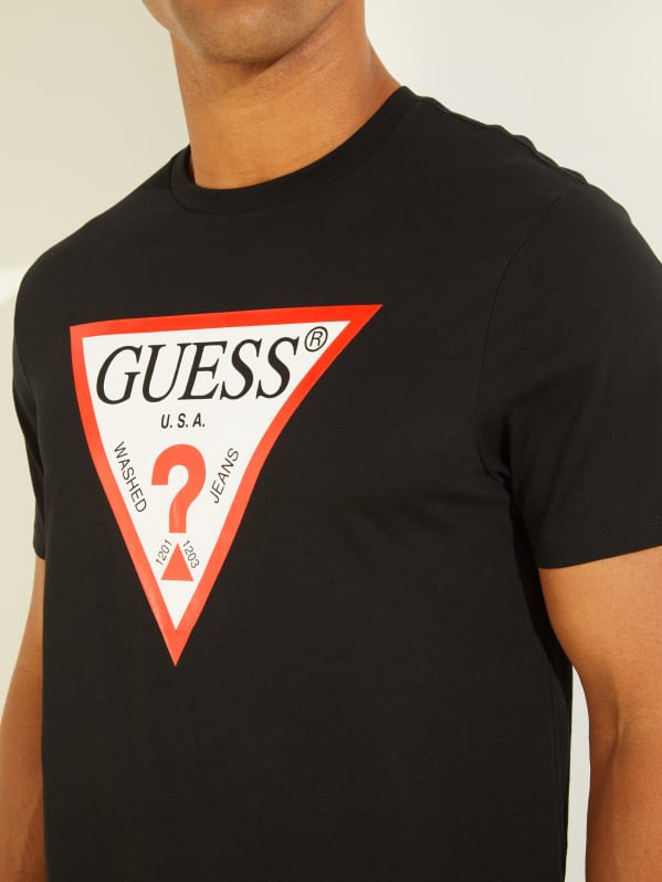 James Dyson pizza Oprør Classic Logo Tee | GUESS