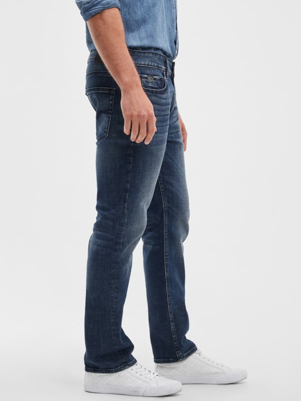 Guess men's regular straight jeans top