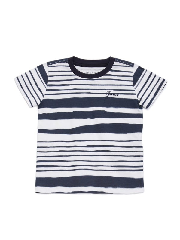 Striped clearance tee guess