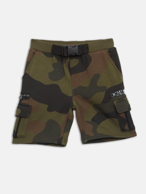 Eco Jhonny Camo Knit Cargo Shorts (2-6)