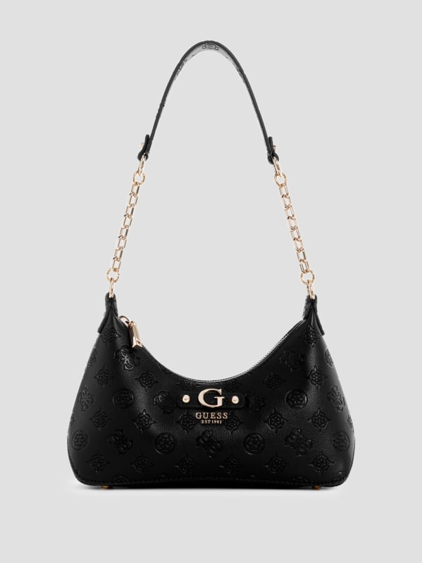 GUESS Gerty Top zip Shoulder Bag Black One Size