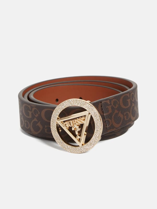 Guess women's belt buckle best sale