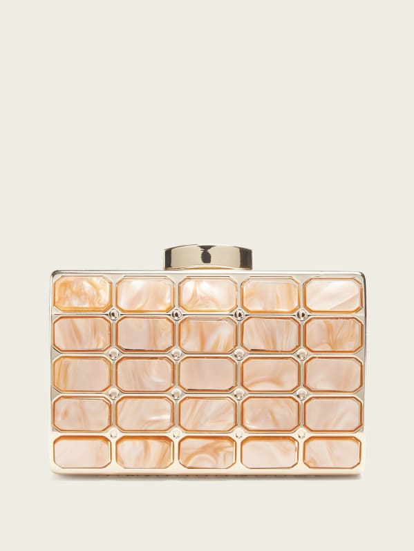 Guess gold clutch 2025