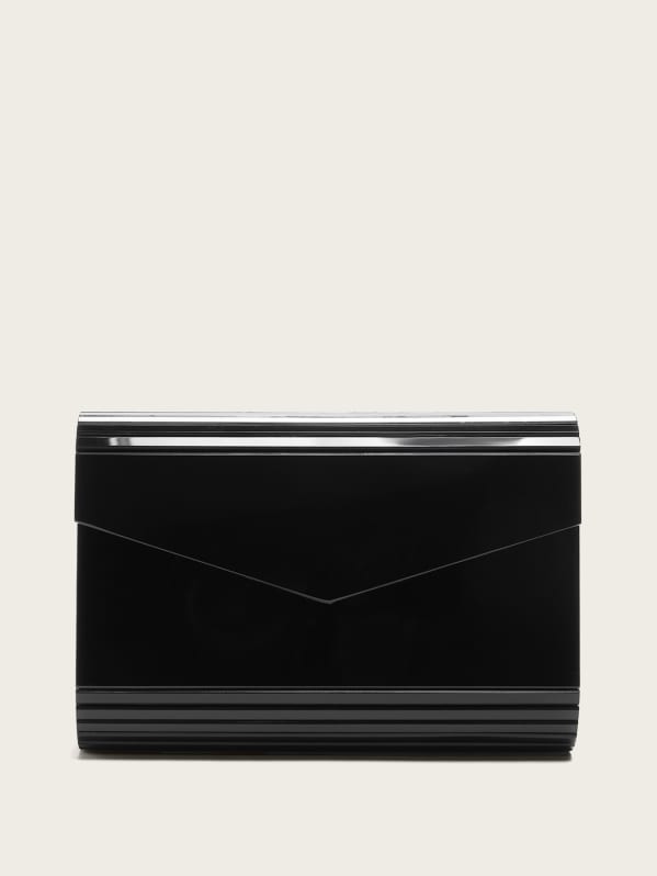 Marciano Giselle Lucite Clutch Black One Size