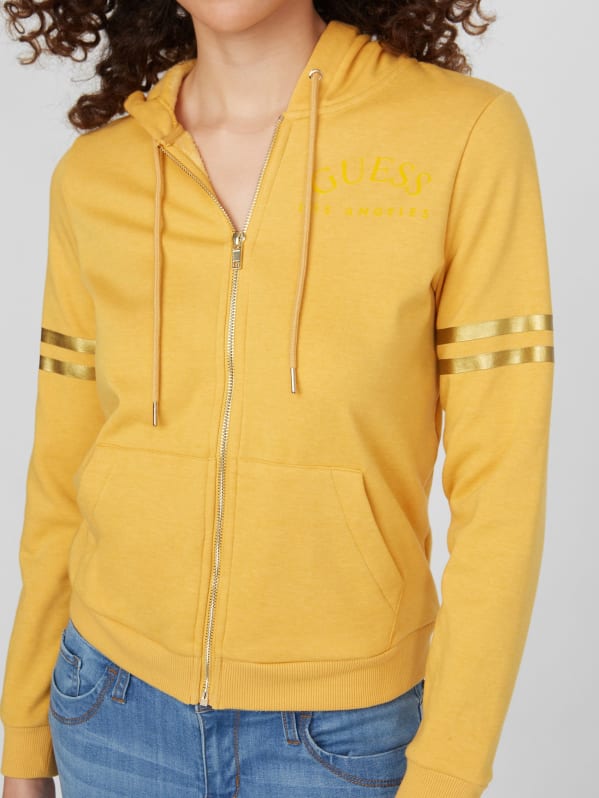 Guess outlet hoodie yellow