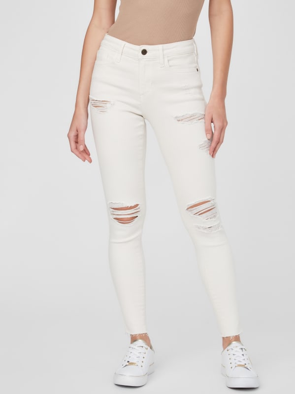 Guess distressed jeans hot sale