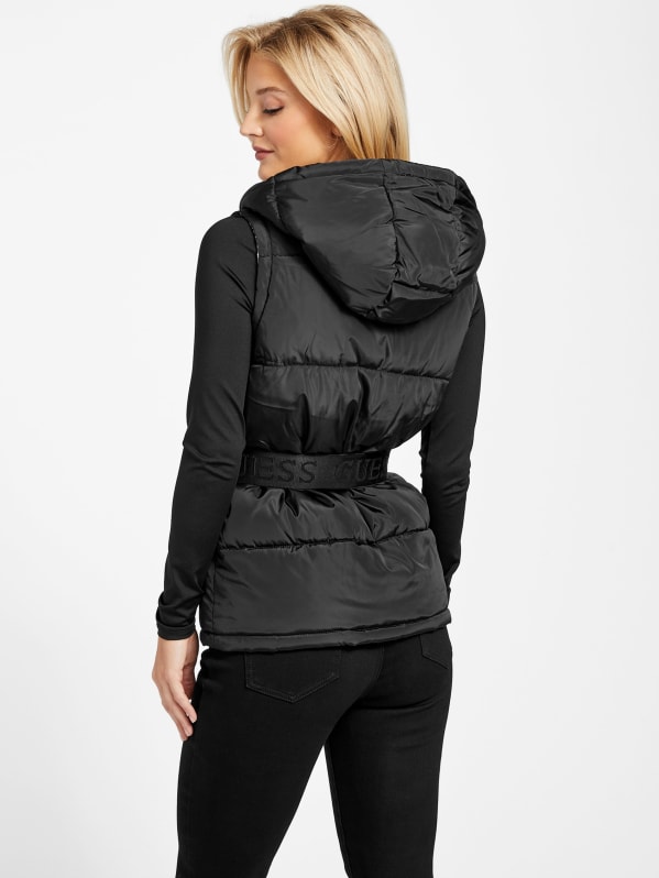 Lora Reversible Padded Vest | GUESS Factory
