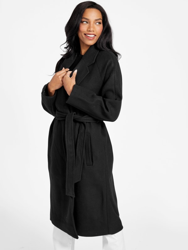 Erina Wool Blend Coat GUESS Factory