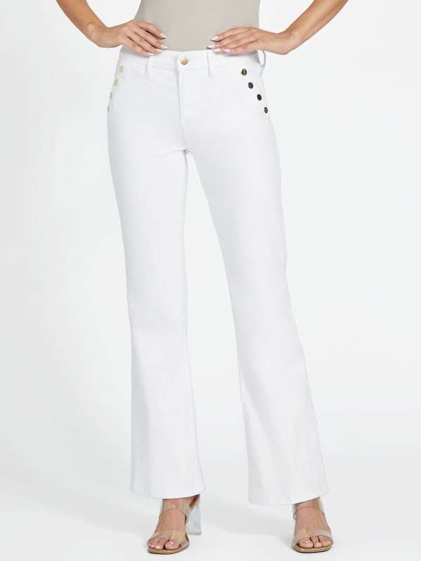 White guess jeans hot sale