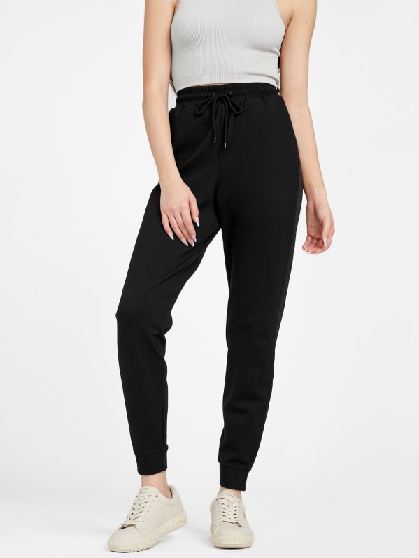 Guess Girls Black Logo Joggers