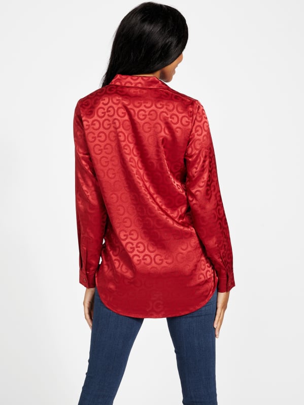 Guess red blouse shop