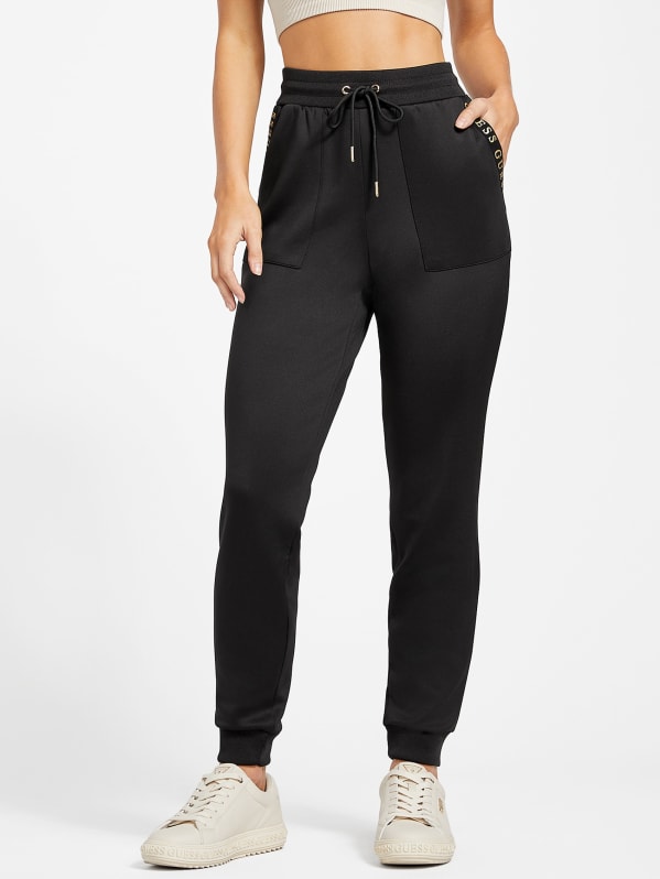 Guess black joggers shop
