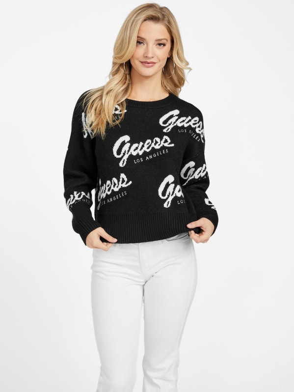 Womens guess sweatshirt best sale