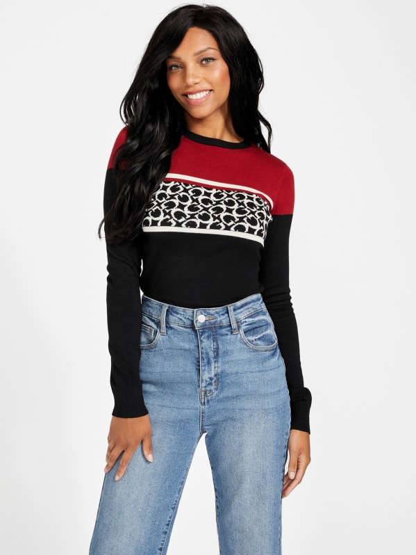 Guess crop top new arrivals sweater
