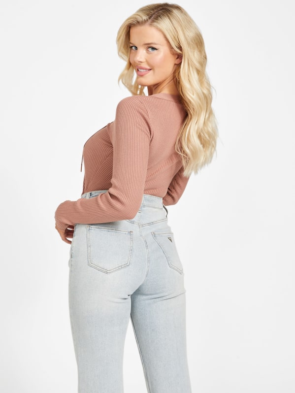 Cody Lace-Up Sweater | GUESS Factory