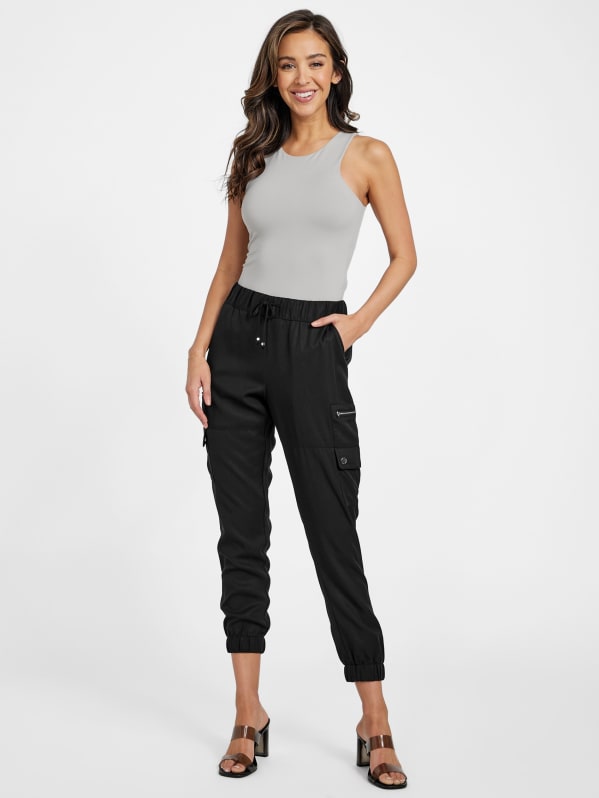 Guess cargo pants womens online