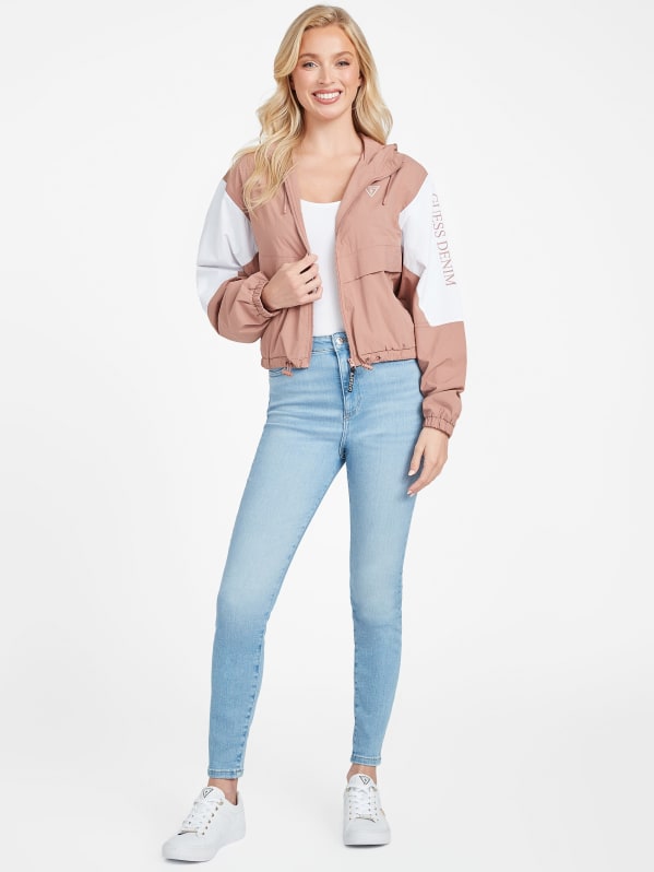Guess windbreaker womens clearance