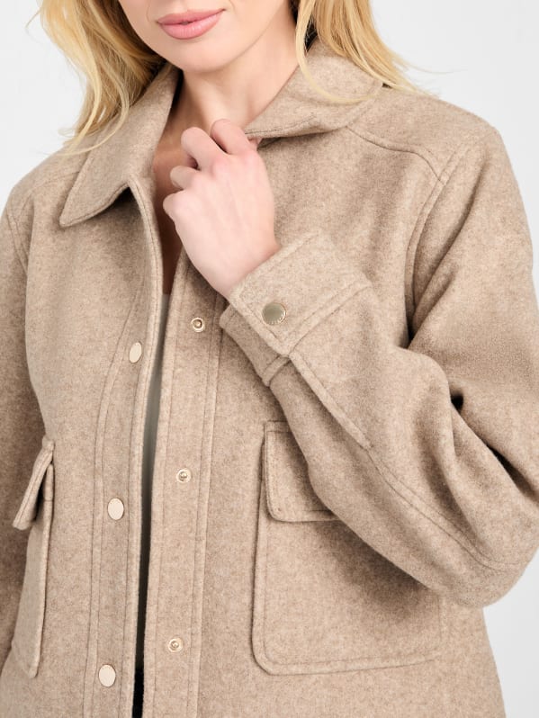 Esmeralda Wool Blend Jacket GUESS Factory Ca