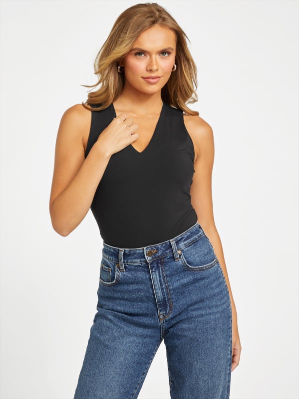 Guess black bodysuit discount