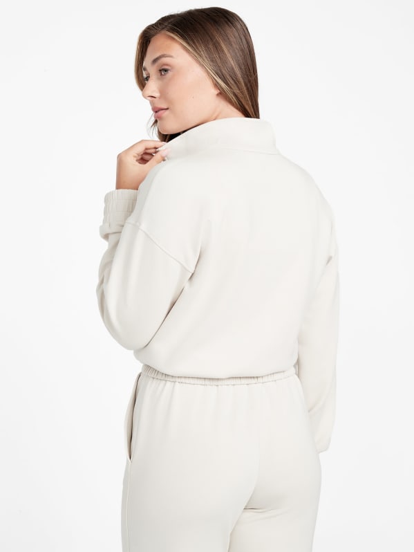 Carly Logo Half-Zip Pullover | GUESS Factory