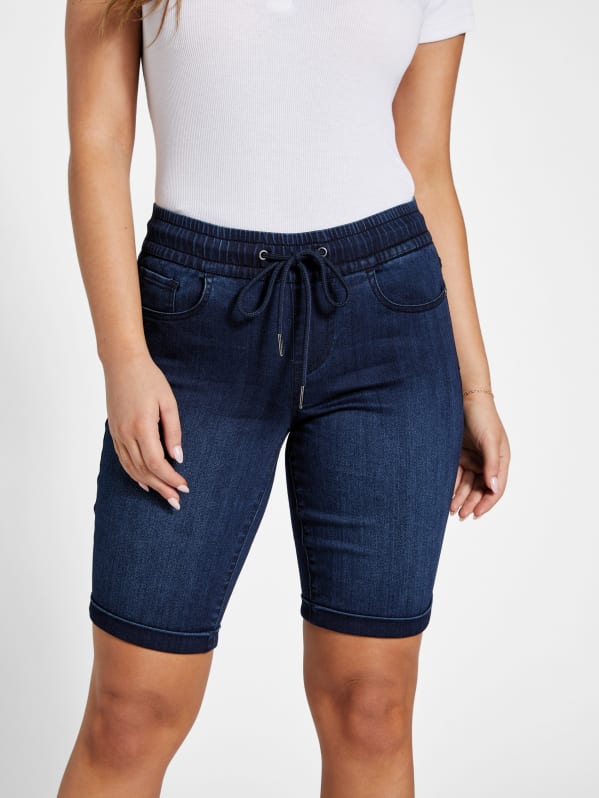 Jean jogger shorts sales
