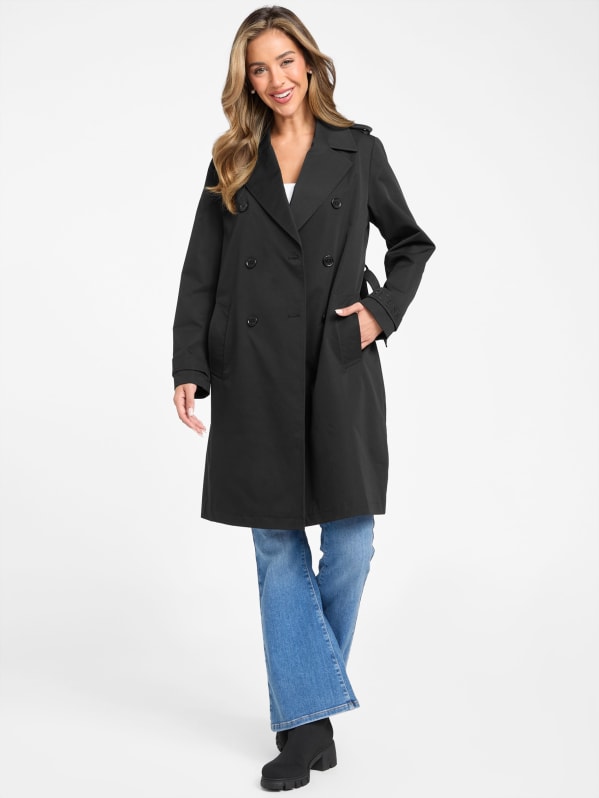 Guess double breasted trench coat on sale
