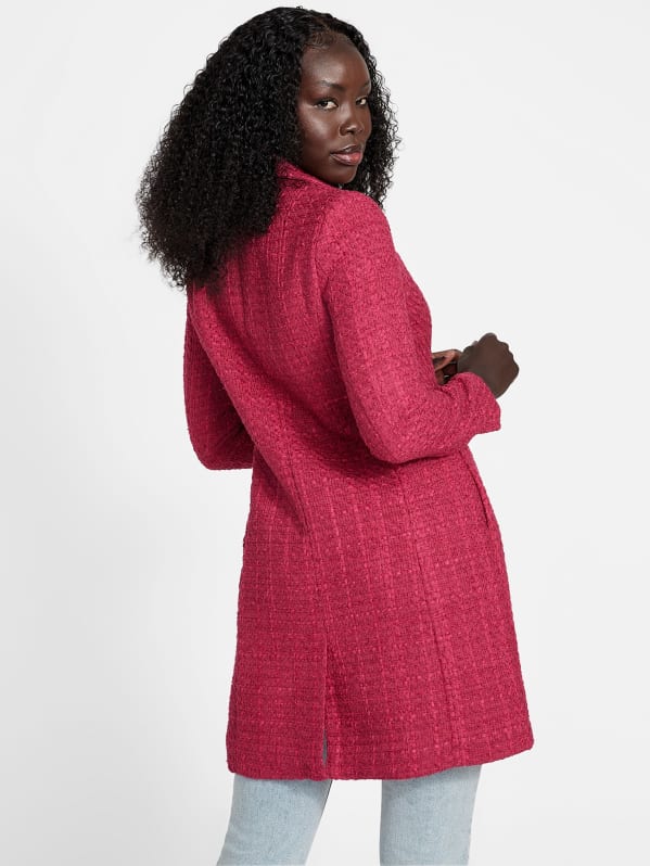 Guess navy coat clearance