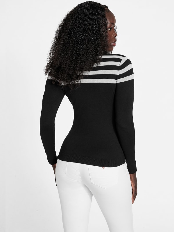 Lavinia Rhinestone Sweater | GUESS Factory