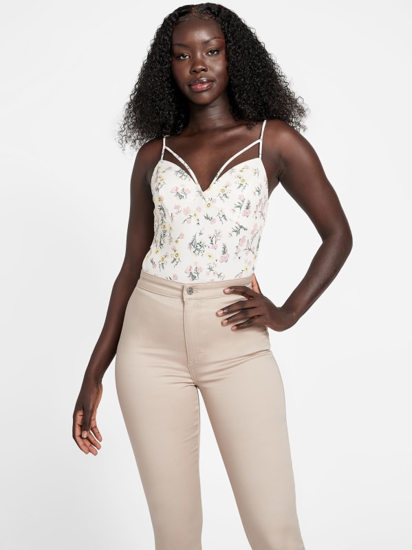 Guess bodysuit white store