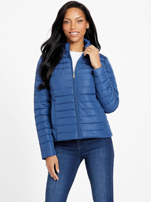 Guess jacket blue discount