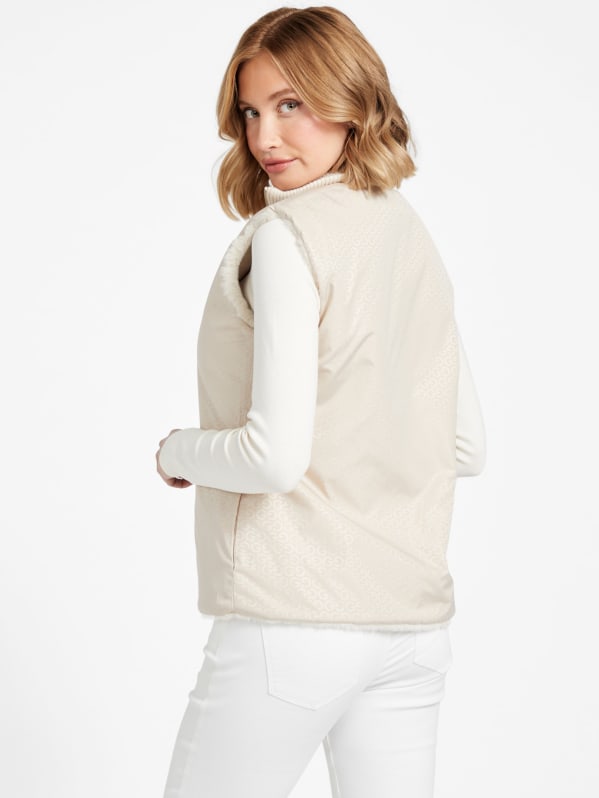 Guess white vest sale