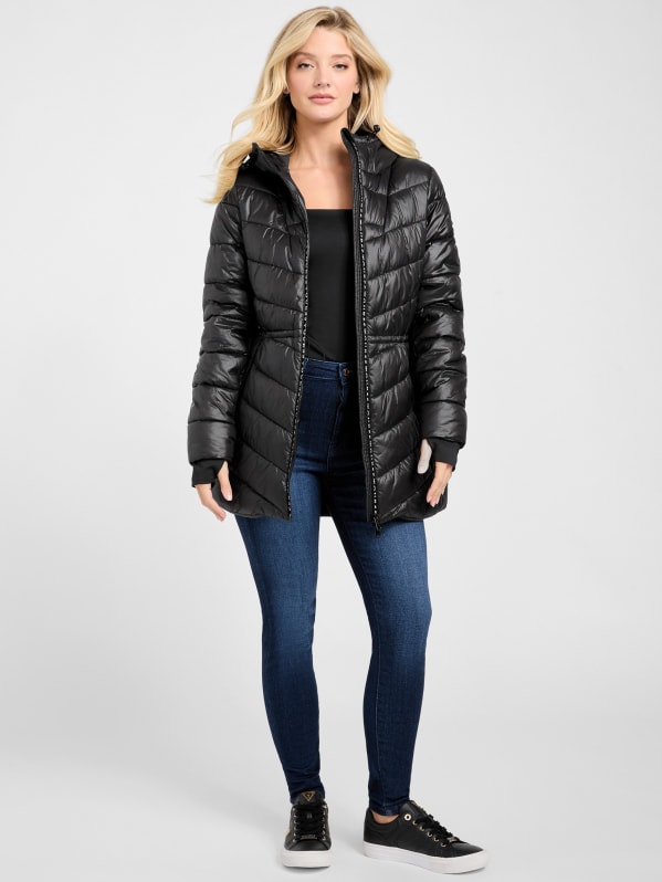 Factory Channing Puffer Coat Black S