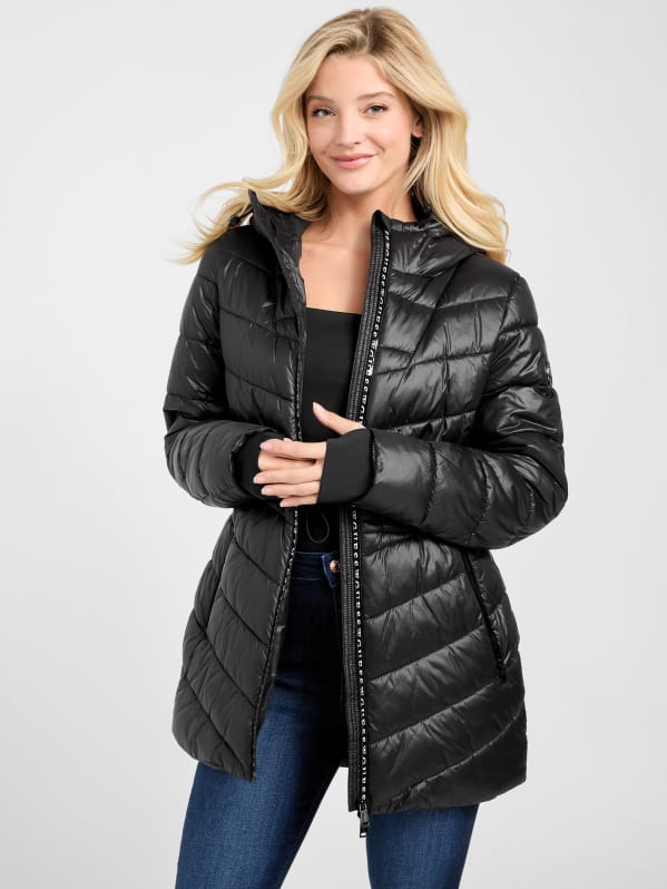 Factory Channing Puffer Coat Black S